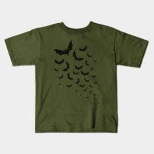 Swirly Bat Swarm Kids T-Shirt